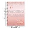 Thick Paper Wedding Planning Book Undated Sparkling Bridal Organizer  Habit Tracker