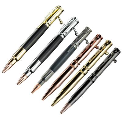 Nová kuličková tužka Bolt Action 1,0 mm zatahovací pro školu, kancelář, domov, obchodní použití