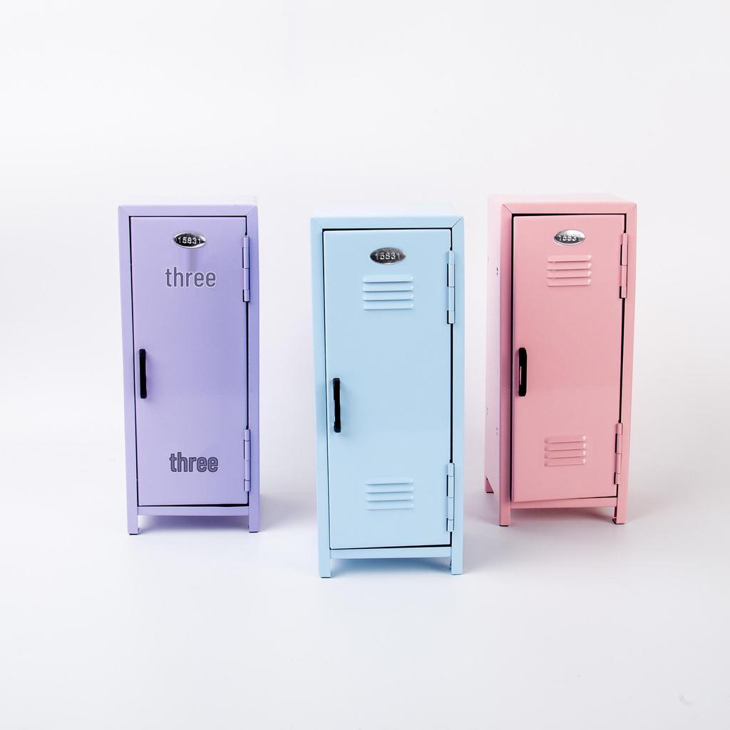 Multi-color Metal Storage Box with Lock - Desktop Cosmetic Organizer & Money Safe