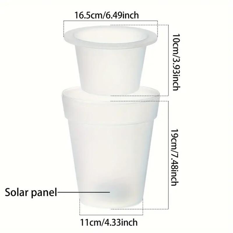 TLXT Outdoor Solar Flower Pot Light