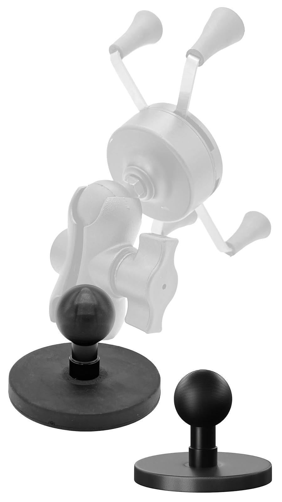 

GOROPRI Motorcycle Smartphone Magnet Super Strong Magnetic Security Classic Work Camera Camera Adapter for Ram Mount Compatible Part Magnet Holder,