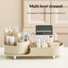 Cosmetic Storage Rack Desktop Makeup Organizer Makeup Brush Holder With Rotating Base For Makeup Brush Lipstick Storage Case