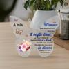 1pc Italian Butterfly-Shaped Acrylic Sign Table Decor, 'to My Mom, Never Forget That I Love You, ' Desktop Decoration for Home Farmhouse Living Room