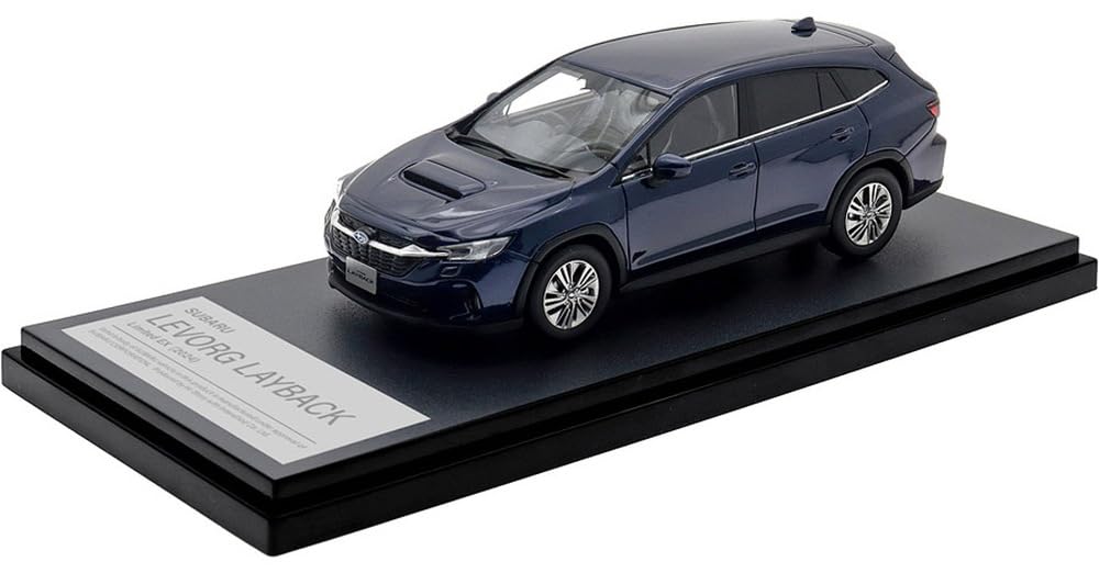 INTERALLIED Hi Story Subaru LEVORG LAYBACK Limited EX Sapphire Blue Pearl Finished Product HS502BL 1/43 (2024)