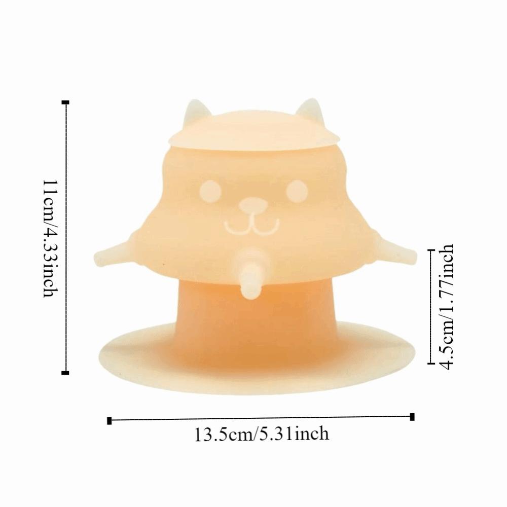 Nipple Suction Cup Base Puppy Milk Feeder Cat Food Dispenser Dog Cat Food Bowl  for Puppy Kitten