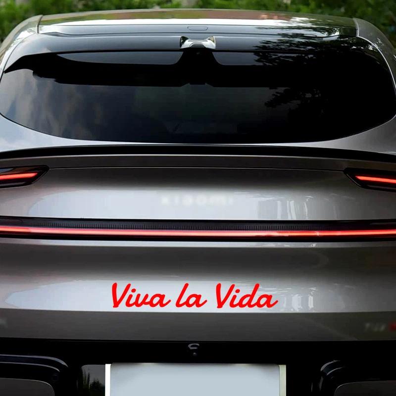 Viva La Vida Cool Stickers For Car Bumper And Door Motorcycle Helmet Street Racing Waterproof Decals