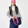 CANVAS TOTE BAG CORAL