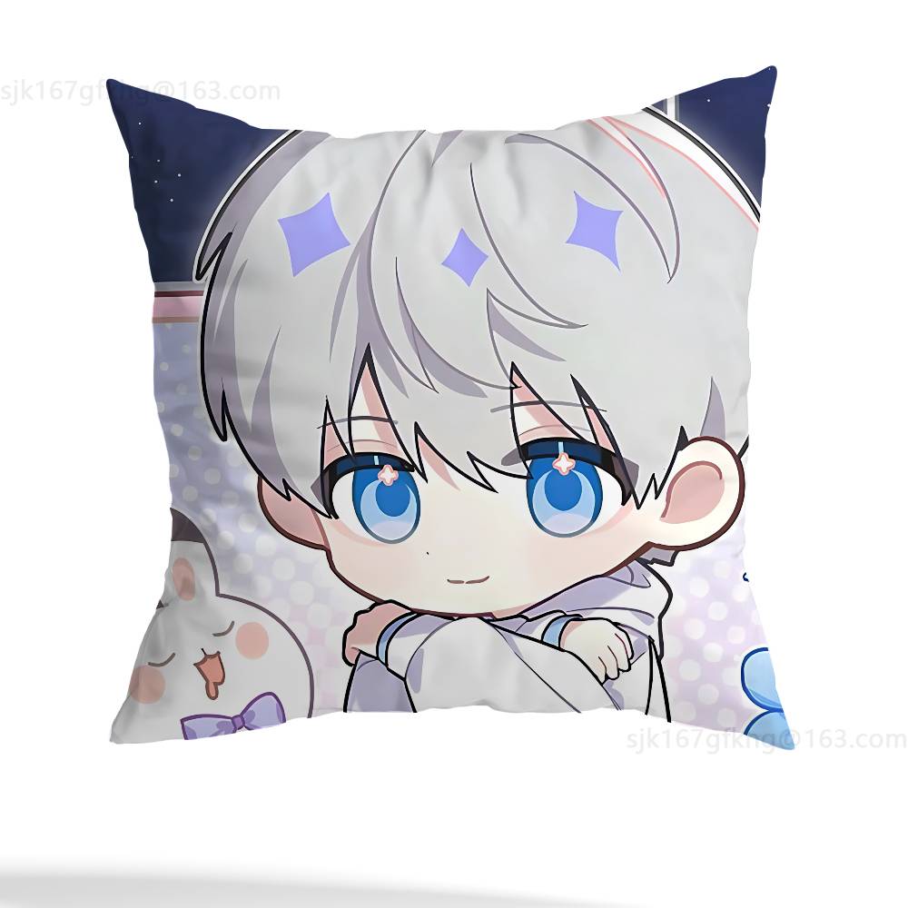Love And Deepspace Pillow Case Square Double-Sided Printing Short Plush Sofa Cushion Cover Bedroom Bedside Pillow