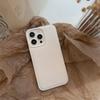High-end khaki color suitable for Apple 17 phone case iPhone 16 Pro Max autumn and winter leather 11 solid color 13 hard 14