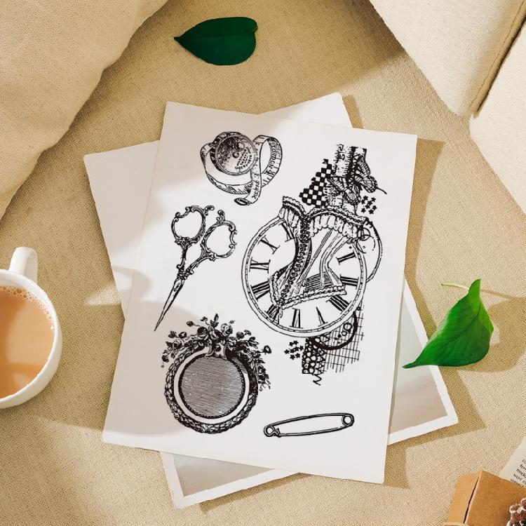 Beautiful Clear Plastic Stamper Block Stamp Blocks for DIY Scrapbooking Diary Embellishments