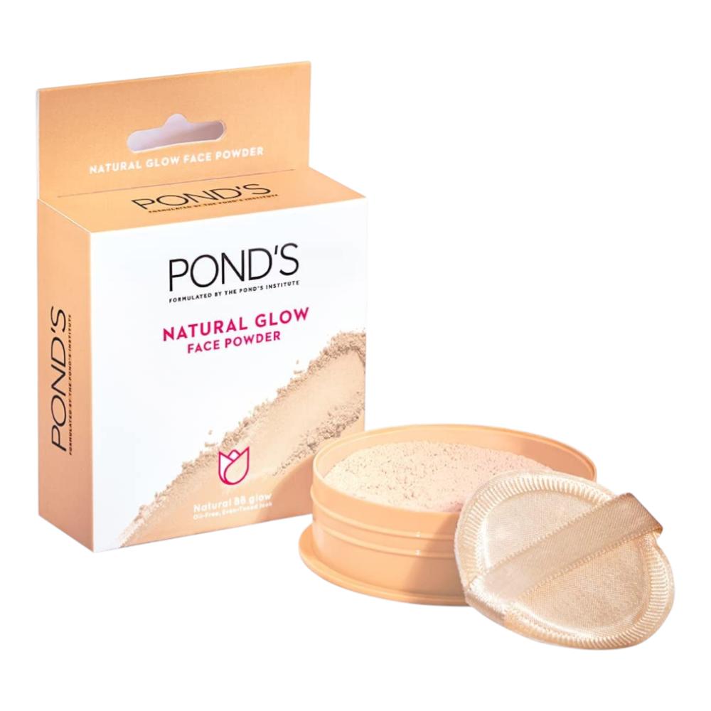 Pond's Natural Glow BB Face Powder For Normal Skin, Pink Matte Finish, Oil Control, Covers Spots, 30g Compact