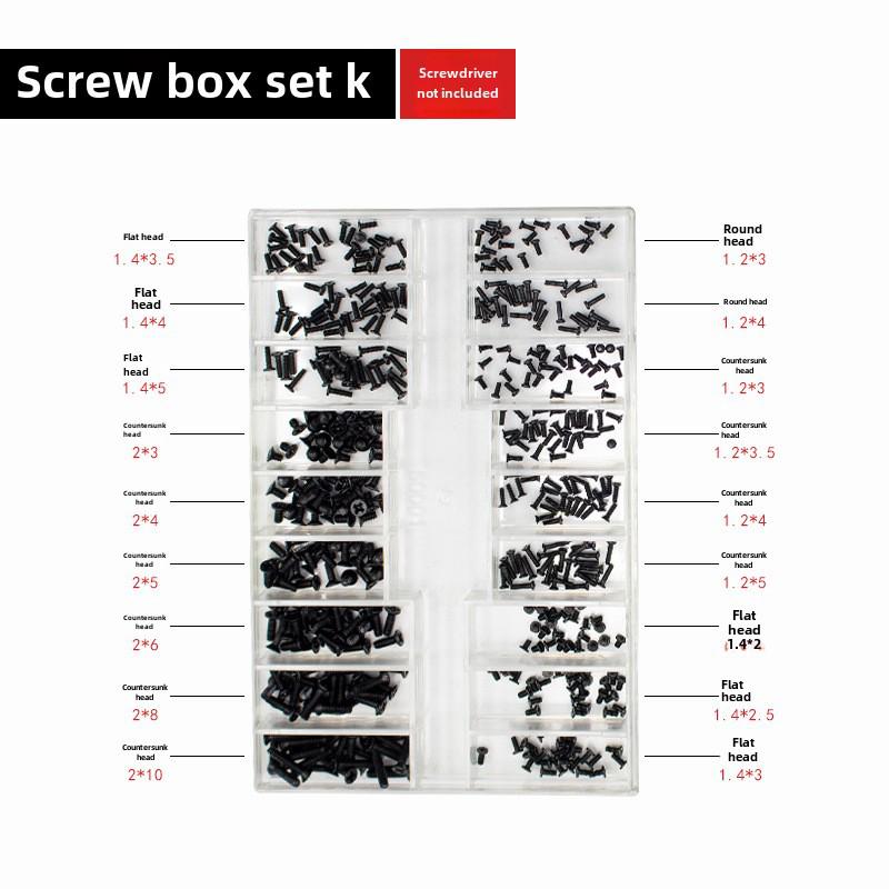 Multi-size Micro Screw Set for Watches, Glasses, and Notebooks