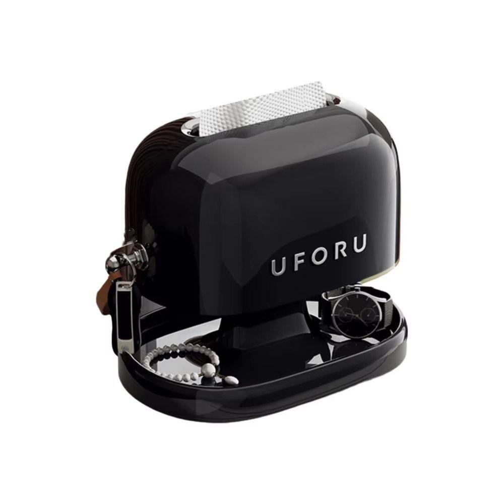 

Jewelry Retro Tissue Box Double-layer Storage Organizer Decorative Napkin Container Home чёрный