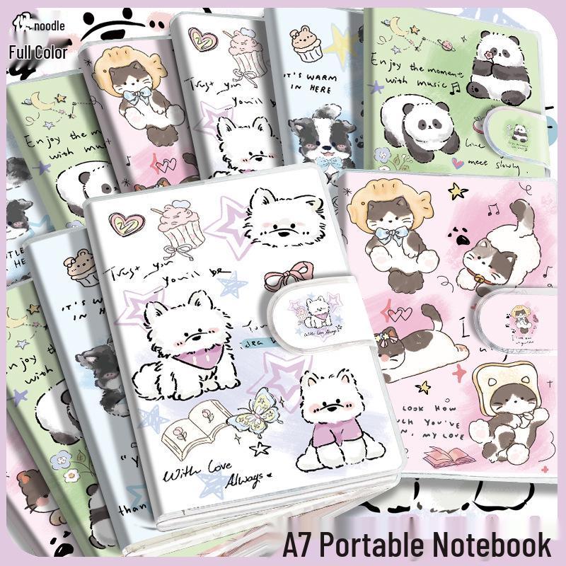 A7 Mini Niedliches Hochwertiges Schülerheft – Tragbares Taschenformat Handgepäck-Notizbuch