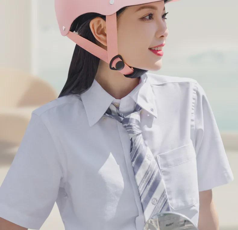 Universal All-Season Electric Bike Safety Helmet for Men and Women - Summer Half Helmet for Riding