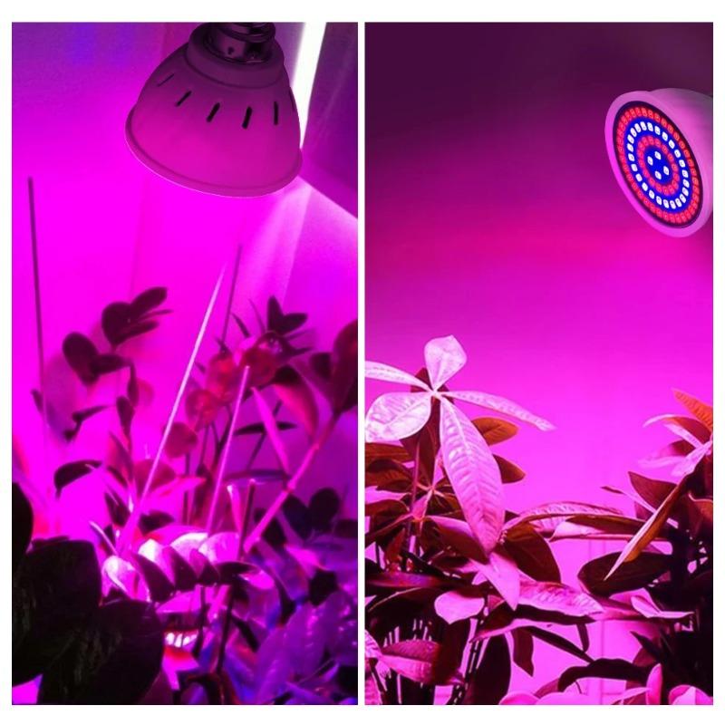 LED Plant Bulb E27 Full Spectrum Grow Light Indoor Flower Vegetable Cultivation Light for Greenhouse Garden Pot Plant Growing