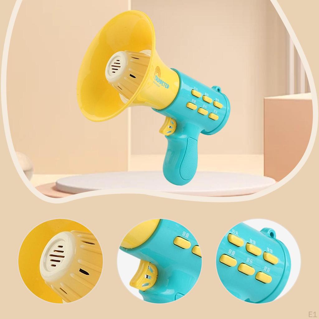 Changer Toy Amplifier Recording Megaphone Speaker Music Play Sturdy Pp Material Suitable for