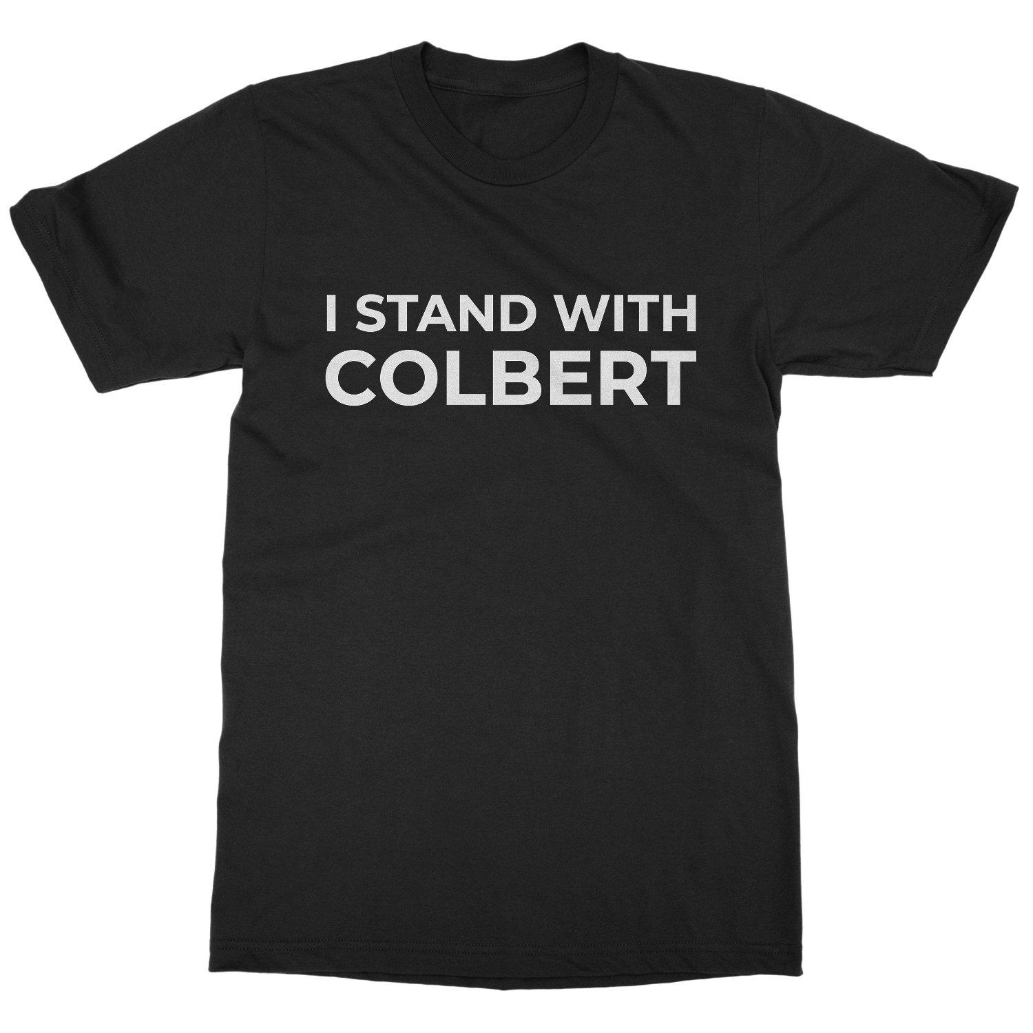 I Stand With Colbert The Last Show Support Unisex T-Shirt L