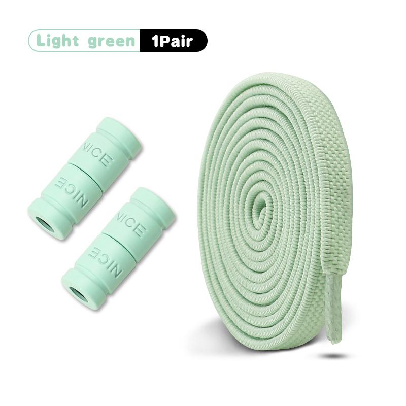 1Pair No Tie Shoelaces Metal Capsule Buckle Shoelace Round Elastic Laces Without Ties Sneakers Basketball Shoe Laces Accessories