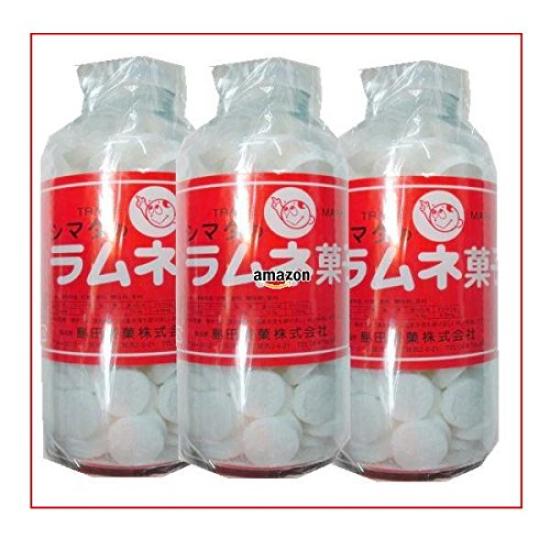 

Shimada Seika 250g 107 Shimada Large Bottle Solid Ramune Candy x 3 Bottles 250g [Approximately pieces] [3h] (x 3)
