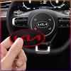 1Pcs ABS Car Steering Wheel Center Emblem Sticker Accessories For KIA Ceed Sportage Rio K5 K6 K7 K8 Optima Cerato Proceed Venga Sedona Forte
