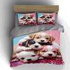 Puppies resting together. Bedding Duvet cover sets Duvet covers Pillowcases gifts (1 * Duvet Cover 2 * Pillowcases, without duvet insert)