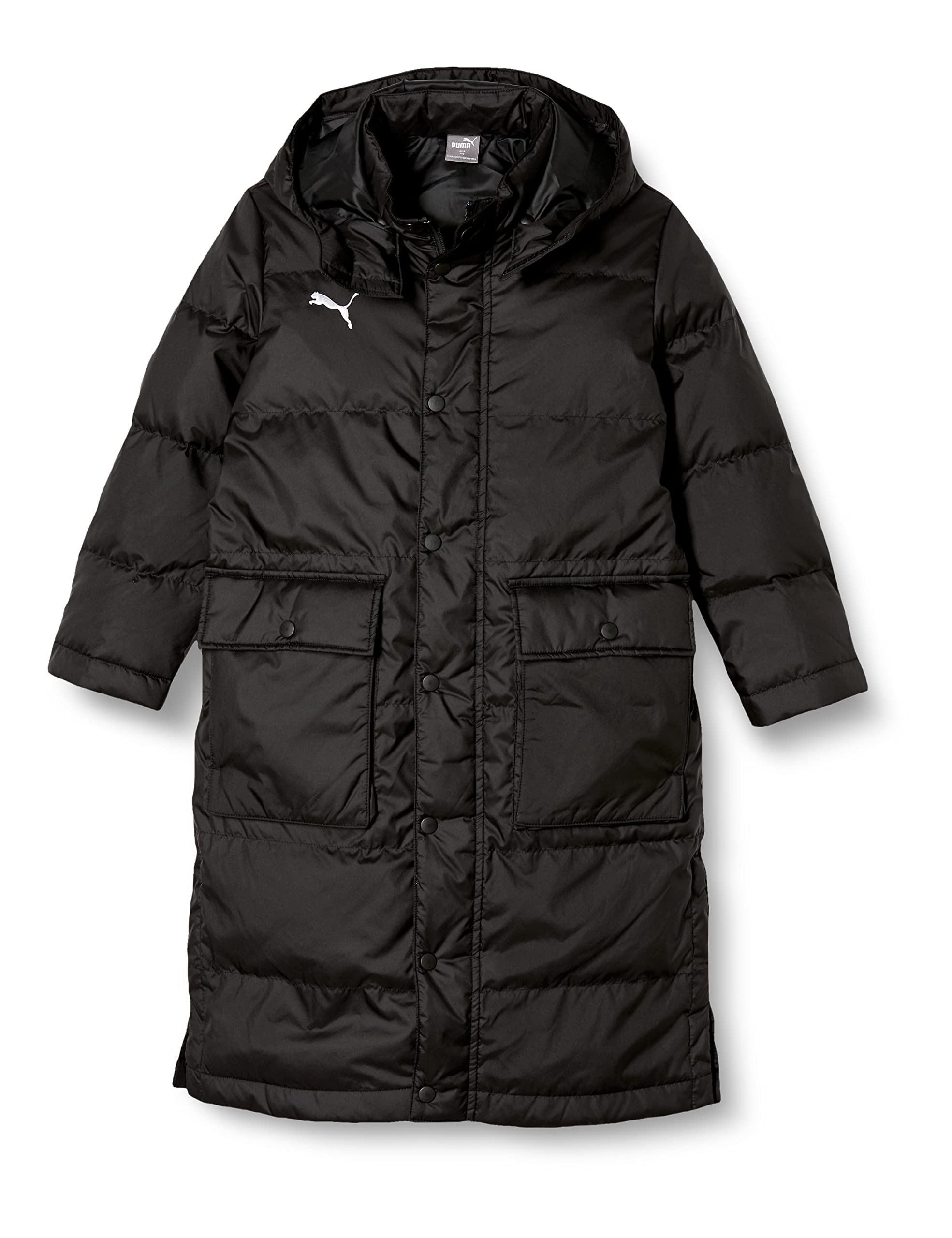 

PUMA TEAMLIGA Long Down Coat JR 657737 Boys 2021 Colorway Black 120 Fall/Winter (03)