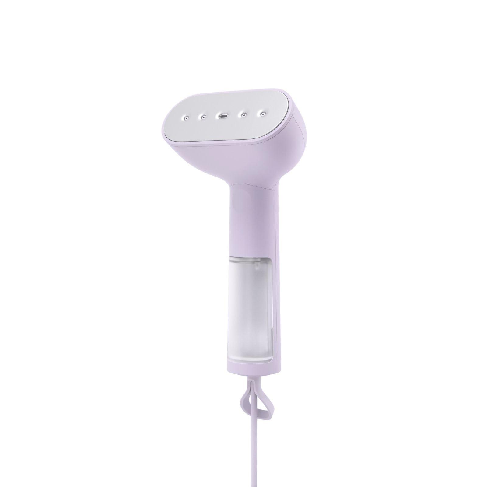 

STEAMERY Clothes Steamer Stands Up 20 Seconds Wrinkle Remover With Hanging Loop Steam Amount Clothes Care Cirrus X Lilac Purple Lilac Purple