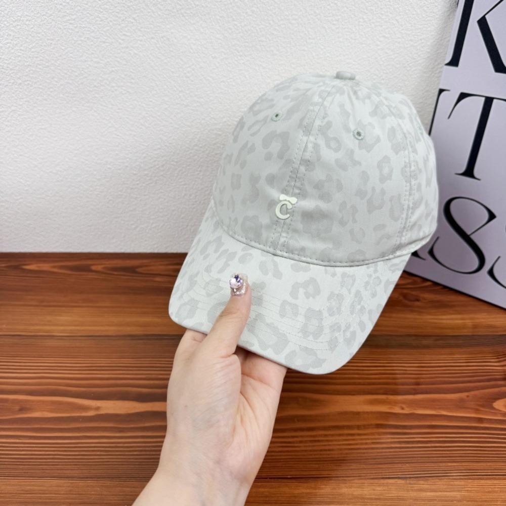 Creative Leopard Print Hat Peaked Cotton Baseball Cap Versatile Leopard Print Baseball Cap  Street