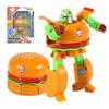 Farbiges Lebensmittel-Verformungsspielzeug Roboter Simulation Pommes Burger Eiscreme**