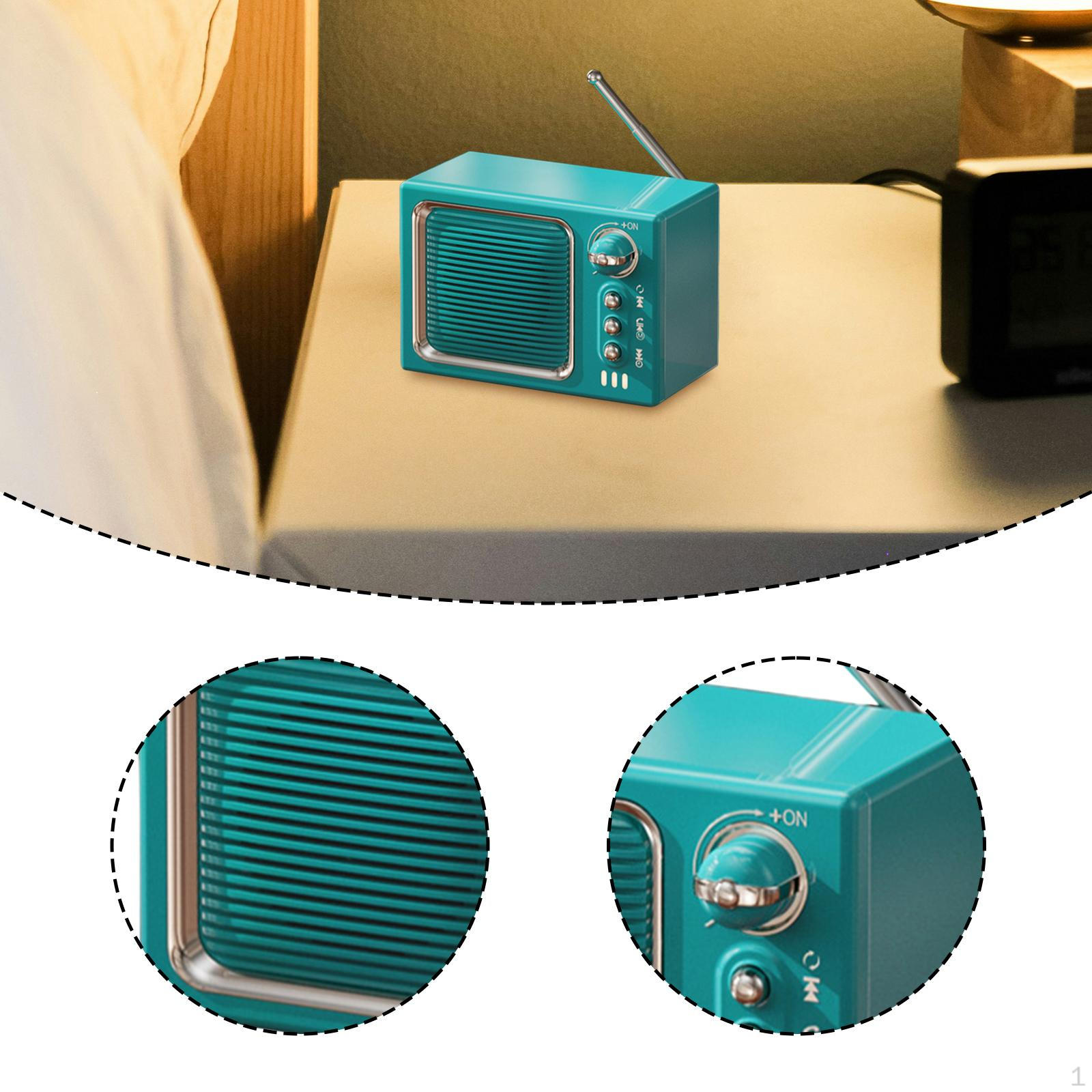 

Дизайн Bluetooth-динамик Машина белого шума Офисный Компактный Легкий Многоцелевой Радио для Light Blue