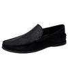Fashion Hot Selling Breathable Flat Bottomed Loafers Shoes Men's Business Casual Shoes Anti Slip Soft Soled Men's Outdoor Driving Shoes