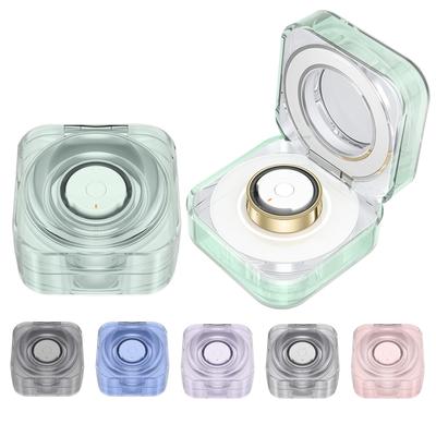 Wireless Charging Box TPU Cover for Galaxy Ring Health Ring Fitness Tracker Charging Case Protective Case Nonscratch