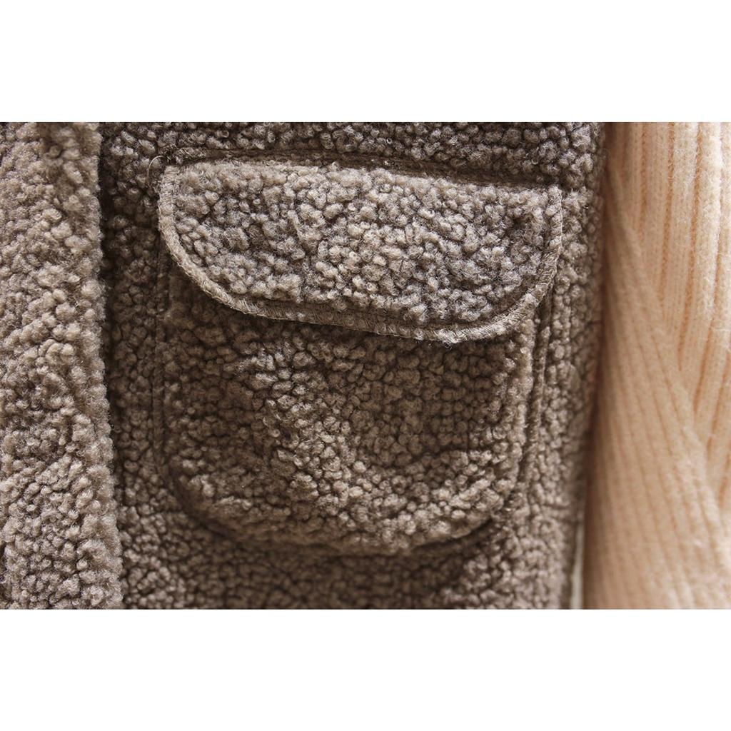 Women's  Winter Outerwear Faux Lambswool Vest