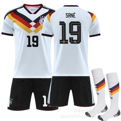 Soccer Uniform Set, Short Sleeve Football Jersey and Shorts Sportswear Kit for Training, Matches and Team Activities