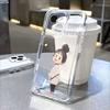 Cute Cartoon Girl Bun Transparent Soft TPU Phone Case for Xiaomi Redmi Note 15 14 13 12 11 10 9 Pro Plus 4G 5G Soft Cover