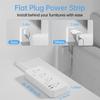 US Standard 8-Hole Socket Strip with Multiple Sockets Extension Cord for Home Power Strip with USB Ports Extension Sockets