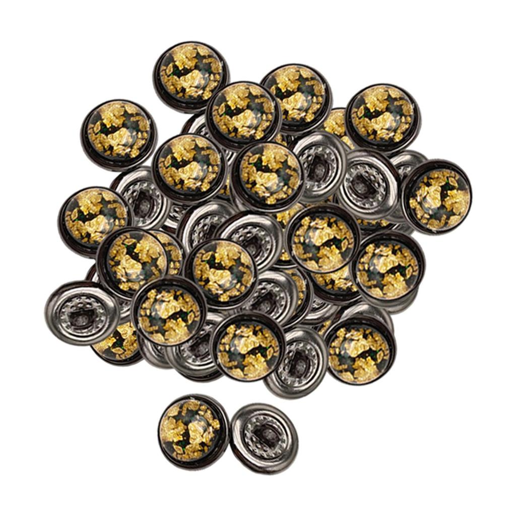50 Sewing Button Decorative 12mm Single DIY for Shirt Uniform Jeans Jacket Coat
