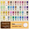 Set di Pittura ad Acquerello Perlescente Portatile - 180 Colori, Compatto Stile Dunhuang