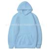 Solid Color Hooded Sweatshirt Men Women Couple Loose Fit Casual Streetwear