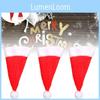 Stylish Christmas Decor Mini Santa Hat Plush Fork And Knife Set Wholesale From Manufacturer