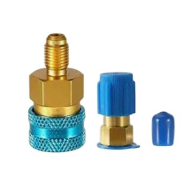 1pcs R1234YF To R134A Low Side Quick Coupler Auto Air-Conditioning A/C Hose Charging Air Conditioning Hose Connector