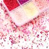 14000 Stück Tschechische Glas-Samenperlen Gürtel Box-Set Charm Perlen für DIY Ohrring Armband Halskette Schmuckherstellung Zubehör Kits