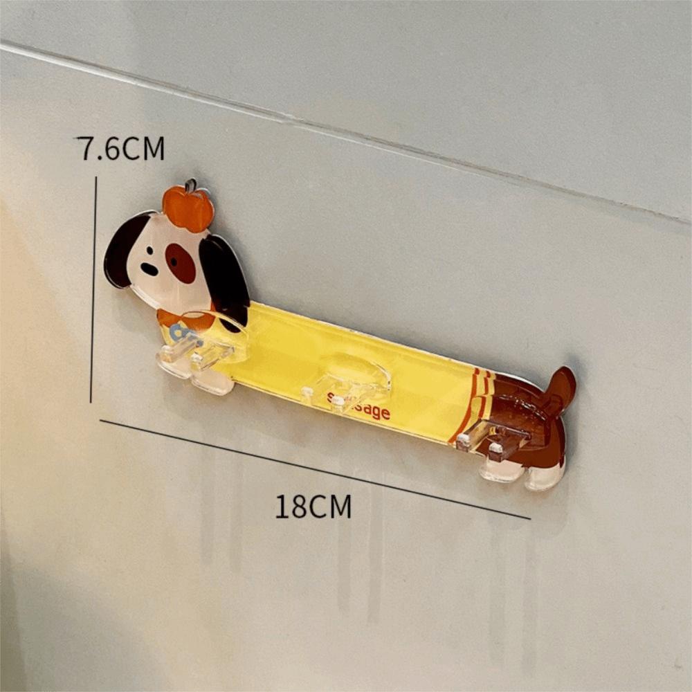 Waterproof Dachshund Toothbrush Holder Wall Mounted Hanging Toothbrush Stand  Electric Toothbrush