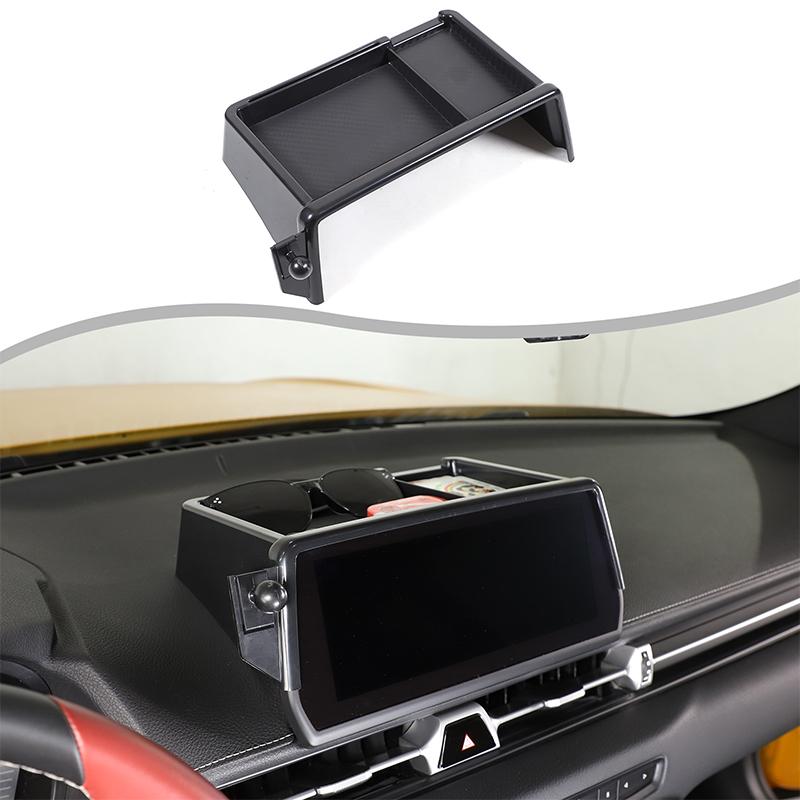 

For Toyota Supra MK5 A90 2019-2025 Car Dedicated Mobile Phone Holder Central Control Screen Rear Storage Box Organize Tray