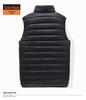 Men's Lightweight Winter Down Vest: Fashionable Stand-up Collar, Sleeveless, Warm Top