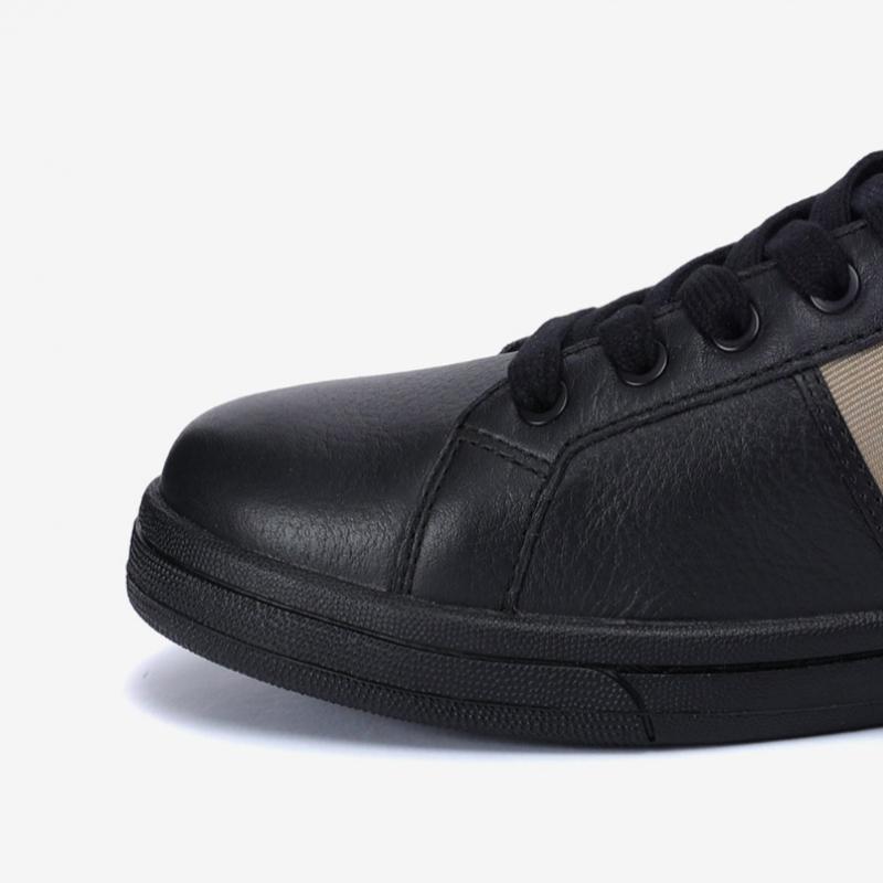 Fred Perry Men S Black Leather SneakerS Sfpm2416304 U78