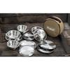 MAGNA Stainless Steel Dinnerware Set, Camping, BBQ, Outdoor, Family Set (04 SUS304, 20-Piece Set)