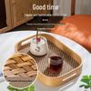 Pabei Rectangular Bamboo Wood Serving Tray