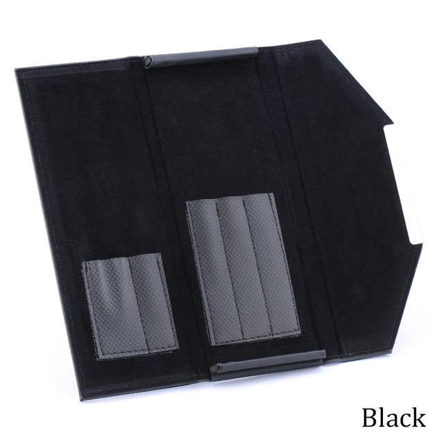 Eyelash Extension Tweezers Leather Case Collection Tweezer Holder Storage Box Professional Portable Safe Storage Bag Makeup Tool